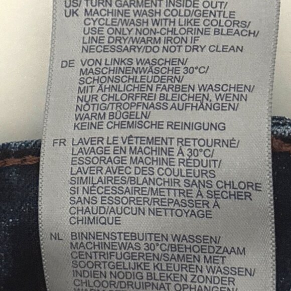 Polished Casual NYDJ Jeans Size 14 Lift Tuck Shaping Dark Wash Slim Straight Leg - Picture 7 of 12